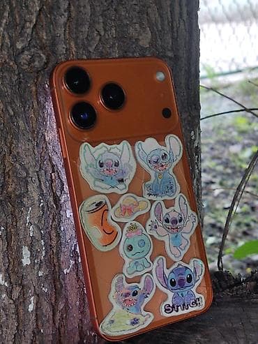 android phone: IPhone 17 Pro, Б/у, 64 ГБ, Оранжевый, Зарядное устройство, 100 % — 6