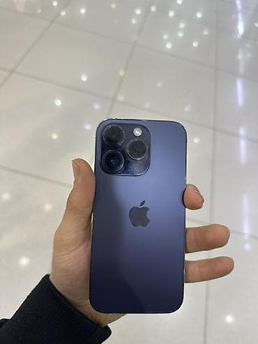 telefon iphone: IPhone 14 Pro, 128 ГБ, Deep Purple, 78 % — 1