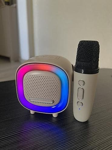 meizu 18: Портативная караоке-акустика с беспроводным микрофоном и подсветкой - — 3