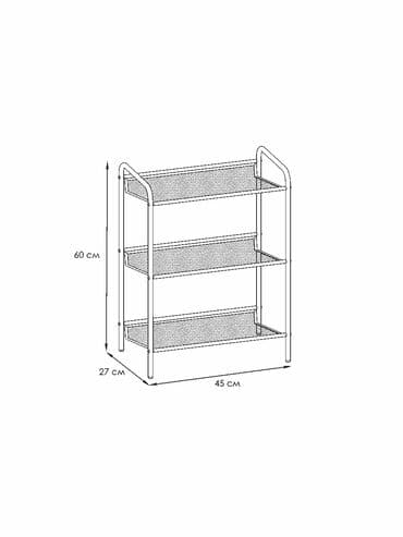 обувная полка с пуфиком: Полка для обуви, Новый, Железо, Бесплатная доставка, Платная доставка — 3