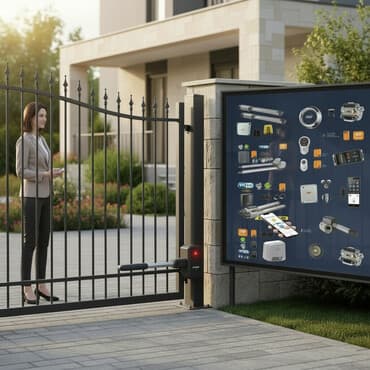 Для распашных ворот, Другой бренд, Новый, Платная установка, Бесплатная доставка