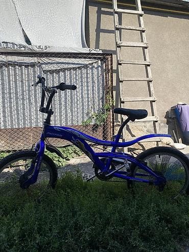 Велосипеддер: Детский/подростковый велосипед Skorpion (BMX-style), с яркой синей — 2
