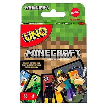 карты уно: UNO Minecraft — карточная игра от Mattel Games в тематике популярной — 1