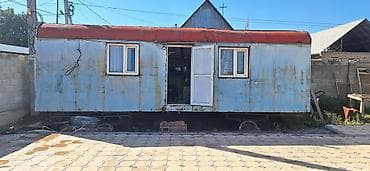 Вагоны: Передвижная строительная бытовка/вагончик на шасси. - Металлический — 2