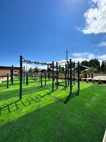 отдых на ыссык куле: Коттедж, коттедж с тремя спальными ЦО Радуга West, Кош-Кол, Парковка, стоянка, Сауна, Детская площадка — 22