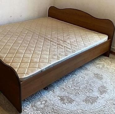 Мебельные гарнитуры: Спальный гарнитур, Б/у, Двуспальная кровать, цвет - Коричневый — 2