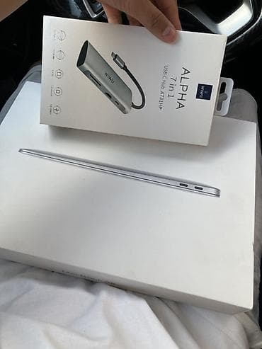 macbook air a1237: СРОЧНО! MacBook Air (серебристый) в коробке с комплектом, переходник 7 — 2
