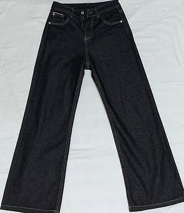 Носки и белье: Джинсы из плотного черного денима - Классическая 5‑карманная модель — 2