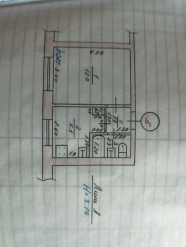 Квартиры: 1 комната, 22 м², 1 этаж, Свежий ремонт — 1
