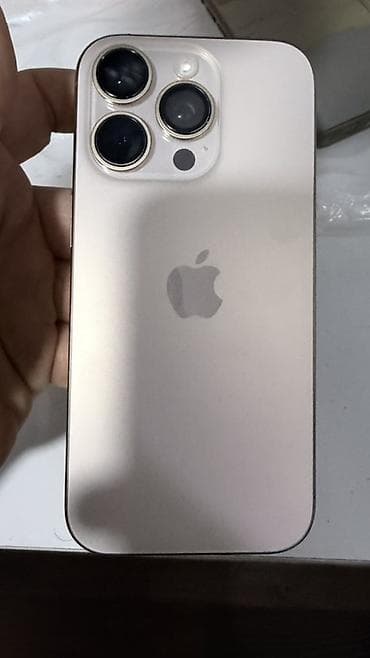IPhone 16 Pro, Б/у, 256 ГБ, Desert Titanium, Защитное стекло, Коробка, 90 % at lalafo.kg IPhone 16 Pro, Б/у, 256 ГБ, Desert Titanium, Защитное стекло, Коробка, 90 %