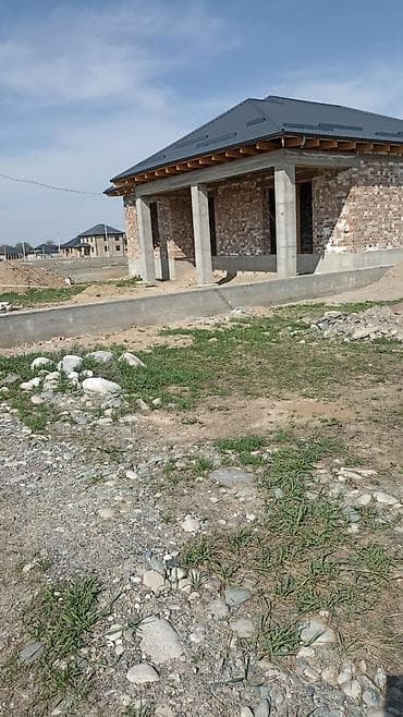 Продаётся дом в стадии строительства. - Одноэтажный дом с