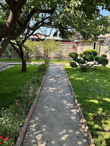 газон дорожка: Ландшафтный участок с мощеными дорожками и декоративными насаждениями — 3