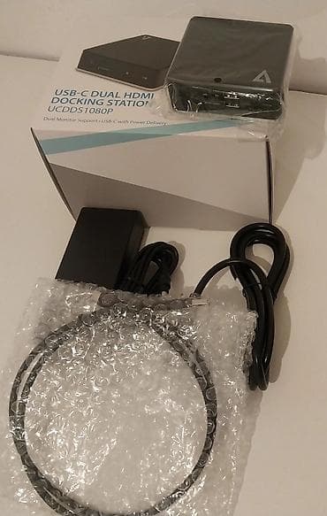 dell alienware: Док-станция V7 USB‑C Dual HDMI Docking Station UCDDS1080P Цена:9000 — 3