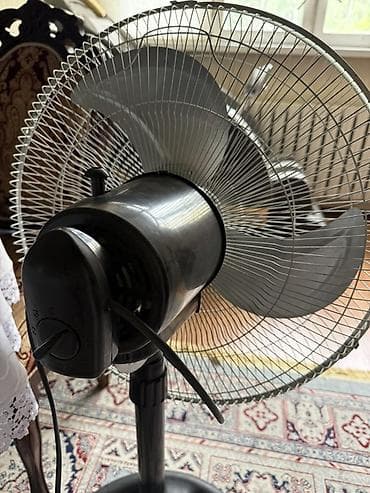 крыльчатка вентилятора: Напольный вентилятор «АЗИЯ» - Тип: осевой, напольный, на стойке - — 3