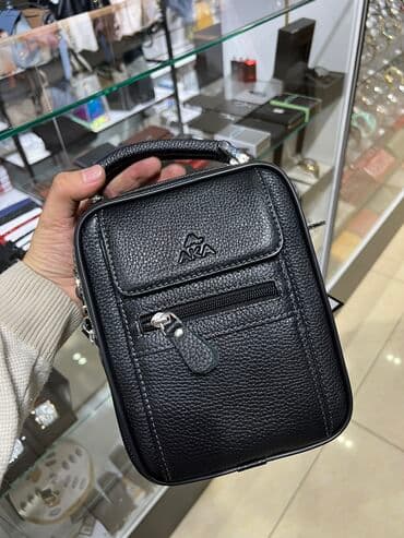 Ювелирные изделия: Барсетка с ручкой из натуральной кожи Производство Турция Материал — 2