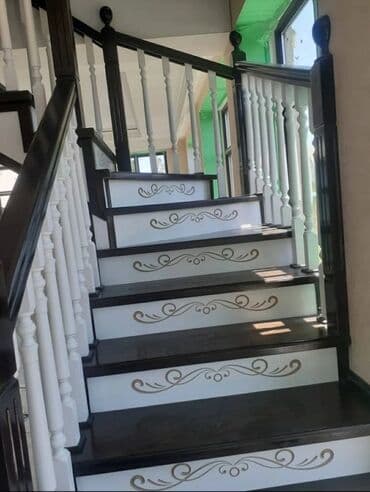 фасадные работы под ключ: Лестница тепкич ступенька лестницы заказ алабыз баардык турун жазайбыз — 28
