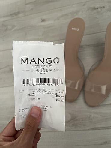 обувь на лето: Сабо, 40, Mango, Новый, цвет - Бежевый — 3