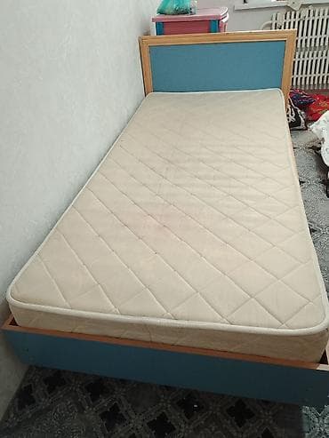 Кровати: Односпальная кровать с ортопедическим матрасом — 2