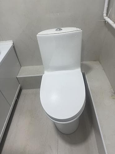 Унитаз Напольный, Материал: Фарфор