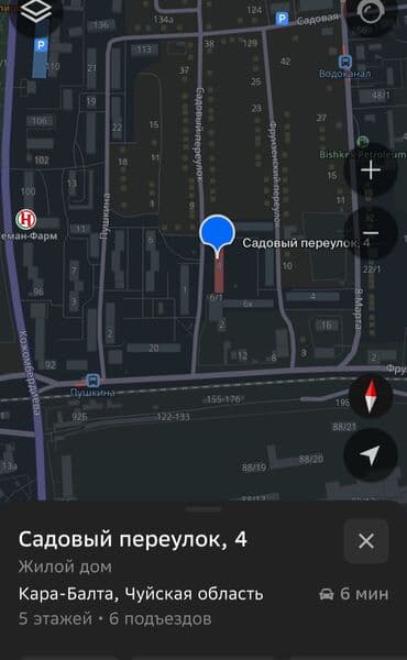 1 комната: 2 комнаты, 50 м², 105 серия, 1 этаж, Косметический ремонт — 5