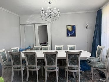 foldable table: Стол и стул для зала, Б/у, Самовывоз, цвет - Белый — 3