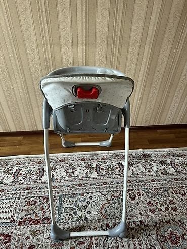 Офис эмереги: Тамактандыруучу отургуч, Колдонулган, Башка бренд, Пластик, Трансформер, түсү - Боз, Өзү алып кетүү — 3