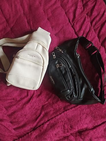 Поясная сумка, бананка, Материал: Искусственная кожа, Унисекс