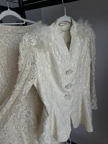 second hend: Костюм с юбкой, Макси, Пиджак, XL — 1