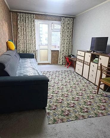 3 room flat: 2 комнаты, 43 м², 104 серия, 2 этаж, Косметический ремонт — 1
