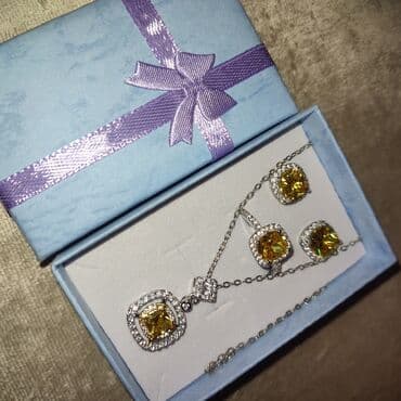 свадебные платья в бишкеке цены: Ювелирный комплект с лимонно-жёлтыми камнями. НЕ НОСИЛИ ПРАКТИЧЕСКИ — 5