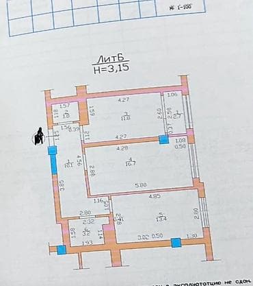 2 комнаты, 57 м², парк Фучика 9 этаж, ПСО (под самоотделку) — 2