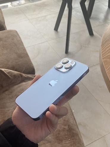 IPhone 13 Pro, Б/у, 128 ГБ, Голубой, 77 %