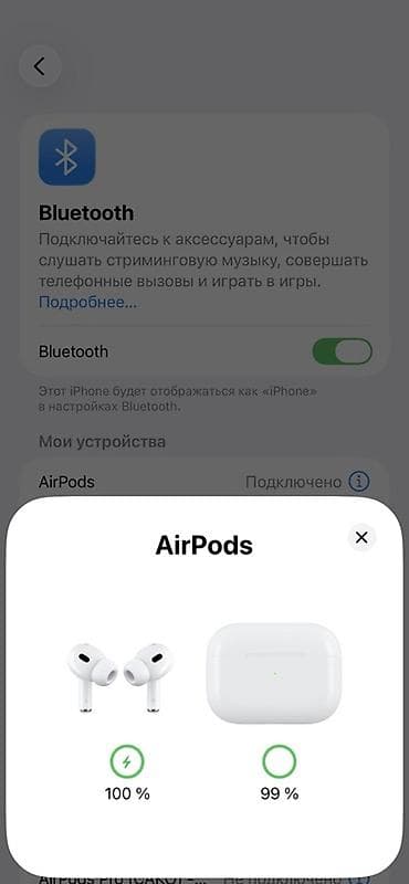 калонка с микрофоном: Беспроводные вкладыши наушники, Apple, Airpods 2, Новый — 5