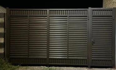 на железных номерах: Сварка | Ворота — 8