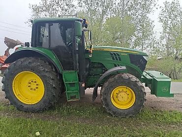 стойки на плуг: Трактор John Deere 6155M с навесным оборотным плугом Основные — 5