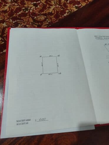 калыс ордо 1: 5 соток, Курулуш, Кызыл китеп, Техпаспорт — 7