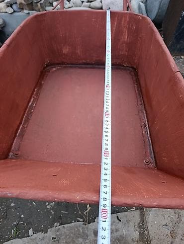 купить тачку садовую: Садово-строительная тачка и тележка, Стальная, Одноколесная — 7