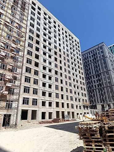 Недвижимость: 3 комнаты, 99 м², Асанбай мкр Элитка, 7 этаж, ПСО (под самоотделку) — 2