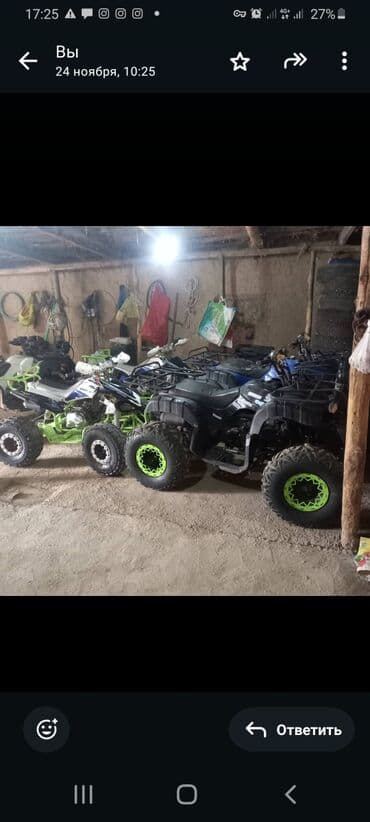 мотоциклы мопеды: Квадроцикл Бензин, 1500 куб. см, Взрослый — 4