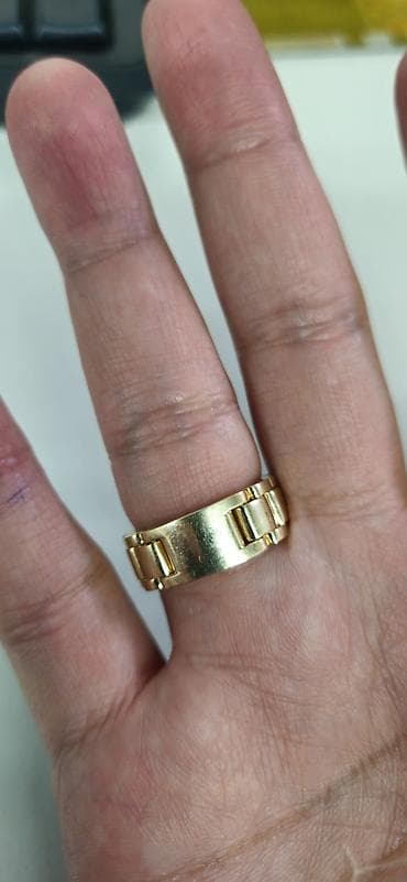 продаю чехлы: Кольцо, Печатка, Проба 585, Мужские, Сапфир, Ручная работа, Новый — 4
