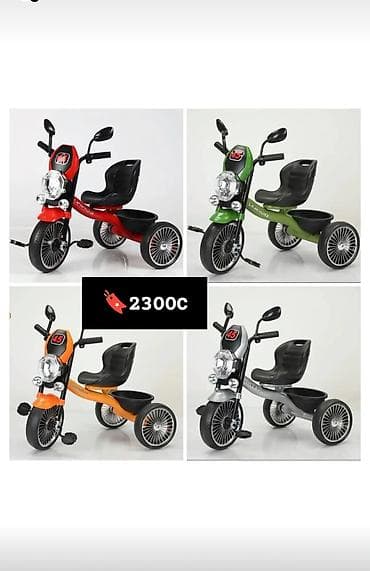 мото багажник: Детский велосипед, 3-колесный, 3 - 4 года, Новый — 3