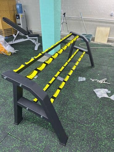 Стойка для гантелей, 3-рядная - Назначение: хранение гантелей в