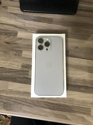 IPhone 15 Pro Max, Б/у, 512 ГБ, Natural Titanium, Коробка, 88 %