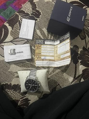 Аксессуары: Классические часы часы, Casio, Секундомер, Мужские, Б/у — 3