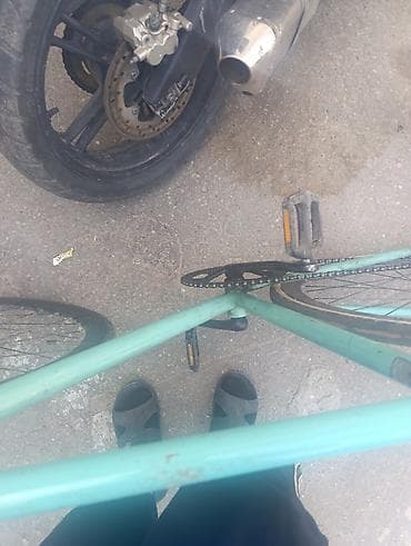 фиксы велики: Фикс‑байк (single speed) без тормозов iron - Рама: стальная — 2