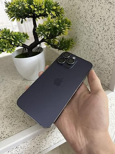 IPhone 14 Pro Max, Б/у, 128 ГБ, Deep Purple, Коробка, 79 % — 3