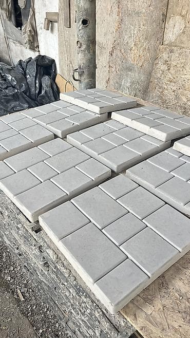 Напольные покрытия: Бордюр, лотки, брусчатка Предлагаются бетонные изделия для — 5