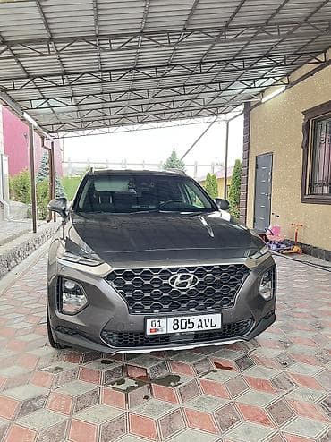 вмятина: Hyundai Santa Fe: 2020 г., 2 л, Автомат, Дизель, Кроссовер — 1
