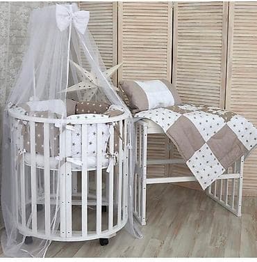 Манеж-кровать, Б/у, Складной at lalafo.kg Манеж-кровать, Б/у, Складной