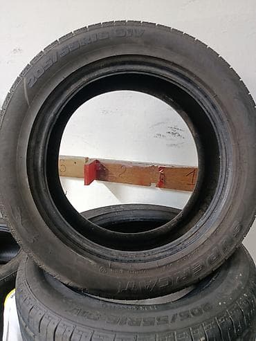 jaguar xf: Шины 205 / 55 / R 16, Лето, Б/у, Пара, Легковые, Япония — 2